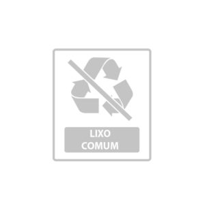 Adesivo Lixo Comum 15CM X 15CM Branco JSN - Image 1