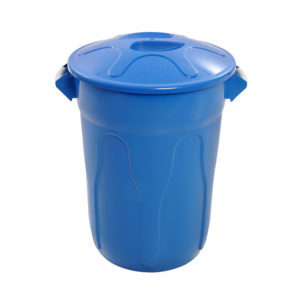 Lixeira Redonda Com Tampa Simples 100L Cores JSN