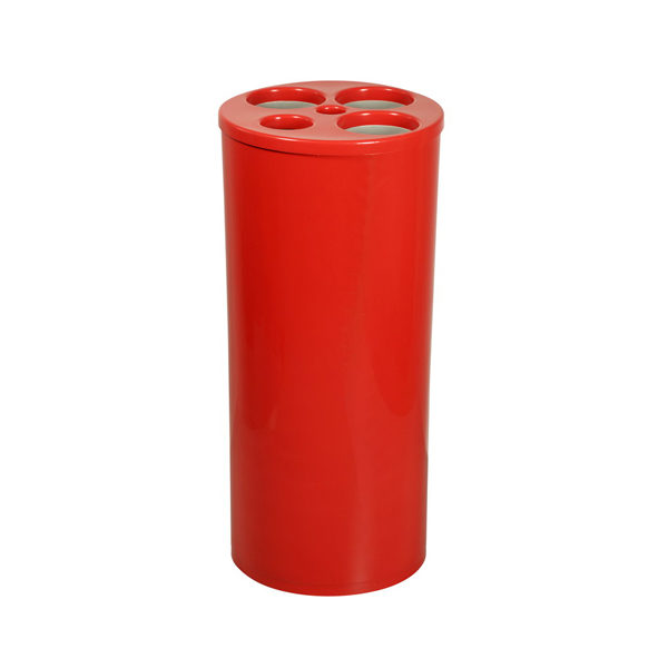 070013-Dispensador-de-Copos-5-Tubos-50ml,-80ml,-180ml-e-200ml-Vermelho-JSN