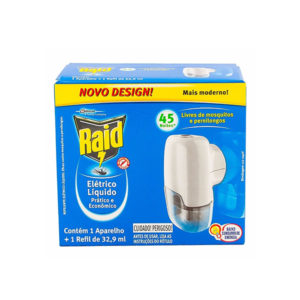 Inseticida 45 Noites Com Aparelho Raid 32,9ML