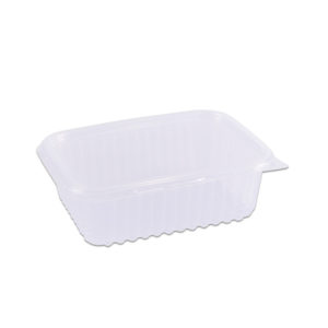 Pote de Plástico Retangular Freezer/Microondas 750ML Prafesta 144 Unidades