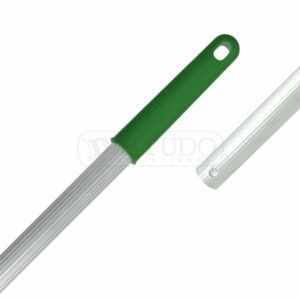 Cabo de Alumínio Com Encaixe Euro 22MM x 1,4M Manopla Verde Bralimpia