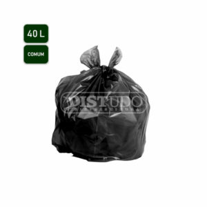 Saco de Lixo N5-Comum 40L Preto 100 Unidades