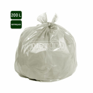 Saco de Lixo R12-Reforçado 200L Leitoso