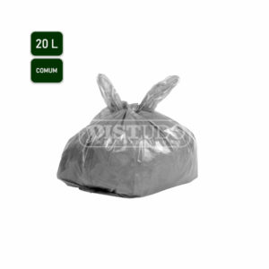 Saco de Lixo N5-Comum 20L Cinza 100 Unidades