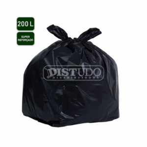 Saco de Lixo SR17-Super Reforçado 200L Preto