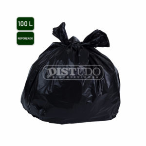 Saco de Lixo 5kg-Reforçado 100L Preto