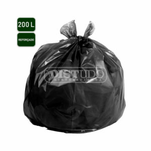 Saco de Lixo R14-5kg-Reforçado BL 200L Preto
