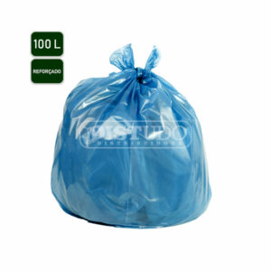 Saco de Lixo 5kg-Reforçado BL 100L Azul