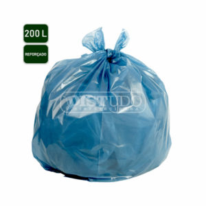 Saco de Lixo R12-Reforçado 200L Azul