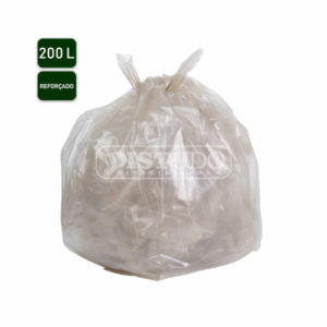 Saco de Lixo R12-Reforçado 200L Transparente
