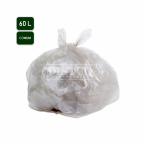 Saco de Lixo N7-Comum 60L Transparente