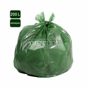 Saco de Lixo R12-Reforçado 200L Verde