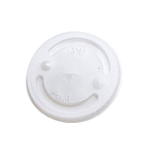 Tampa Plástica PS Com Furo 400ML/440ML/500ML/550ML Transparente Altacoppo 2000 Unidades