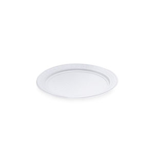 Prato de Plástico PS 15CM Branco Kerocoppo 500 Unidades