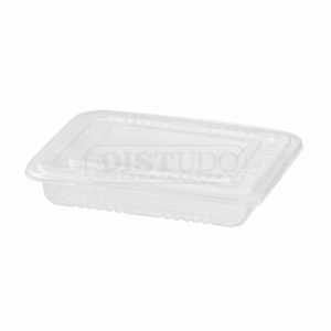 Pote G301 Quadrado Freezer/Microondas 1000ML Galvanotek 100 Unidades
