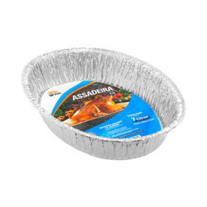 Assadeira de Aluminio Oval Wyda 7000ML Unitária
