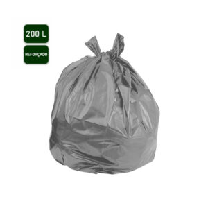 Saco de Lixo R12-Reforçado 200L Cinza