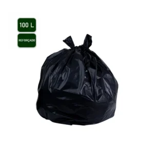 Saco de Lixo R13-Reforçado 100L Preto