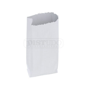 Saco de Papel Branco 9CM X 16CM Tipo Hot Dog Pluma 500 Unidades