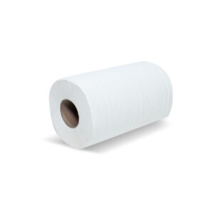 Papel Toalha Bobina 100% Celulose Folha Simples 8 Rolos X 100M 28GR Toppaper
