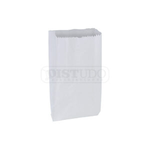 Saco de Papel Branco 13,5CM X 19CM Tipo Viagem 1 Pluma 500 Unidades