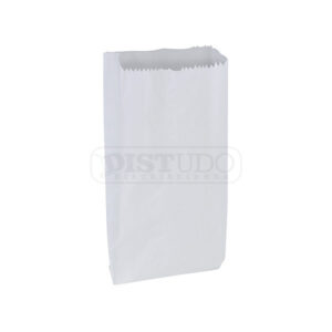 Saco de Papel Branco 13,5CM X 23CM Tipo Viagem 2 Pluma 500 Unidades