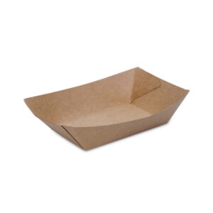 Bandeja de Papel Kraft Biodegradável Média FNS 250 Unidades