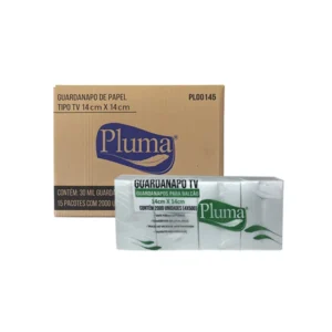 Guardanapo  Folha Simples TV 14CM X 14CM Pluma 2000 Folhas