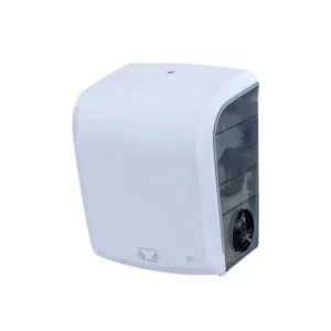 Suporte para Papel Tolha Bobina Auto Corte Branco Trilha Elisa