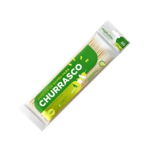 Palito Bambu Churrasco 25cm Natural 50 Unidades