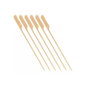 Palito de Bambu Bandeirinha Golf 15cm Natural 50 Unidades