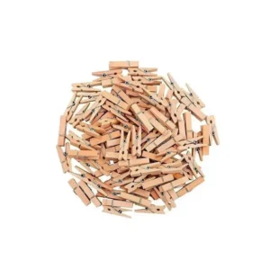 Prendedor Mini de Madeira Luli 2,5CM 50 unidades