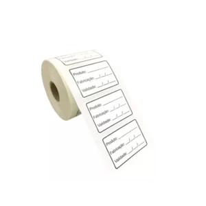 Etiqueta BOPP Validade 6CM x 4CM 1000 Unidades