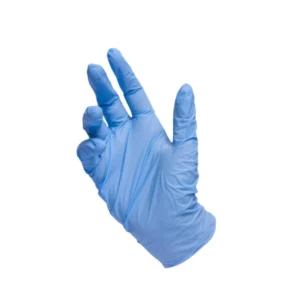 Luva Nitrílica Azul 100un