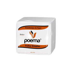 Guardanapo Folha Simples 19,5CMX18CM Poema 50 Folhas
