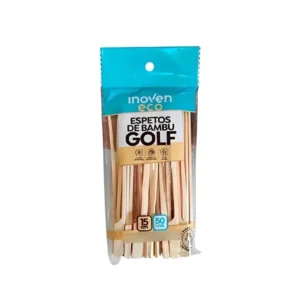 Palito bambu Bandeirinha Golf 15 cm Inoven 50 un