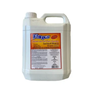 Álcool Gel Queima Galão 4,3 Kg Flops