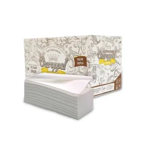 Papel Toalha Interfolha Celulose Folha Dupla 2000FL 22,0X20,0 29G Supreme Ouroppel